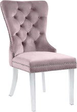 Load image into Gallery viewer, Miley Pink Velvet Dining Chair