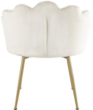 Load image into Gallery viewer, Claire Cream Velvet Dining Chair
