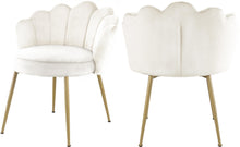 Load image into Gallery viewer, Claire Cream Velvet Dining Chair