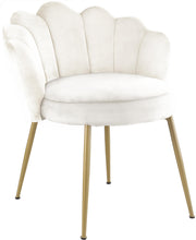 Load image into Gallery viewer, Claire Cream Velvet Dining Chair