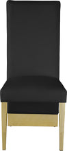 Load image into Gallery viewer, Porsha Black Faux Leather Dining Chair