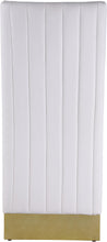 Load image into Gallery viewer, Porsha White Faux Leather Dining Chair