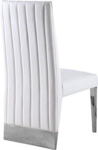 Load image into Gallery viewer, Porsha White Faux Leather Dining Chair
