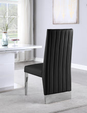 Load image into Gallery viewer, Porsha Black Faux Leather Dining Chair