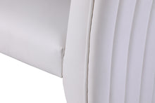 Load image into Gallery viewer, Porsha White Faux Leather Dining Chair