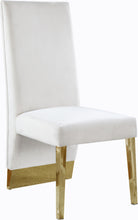 Load image into Gallery viewer, Porsha Cream Velvet Dining Chair