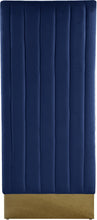 Load image into Gallery viewer, Porsha Navy Velvet Dining Chair