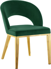 Load image into Gallery viewer, Roberto Green Velvet Dining Chair