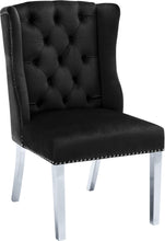 Load image into Gallery viewer, Suri Black Velvet Dining Chair