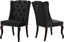 Load image into Gallery viewer, Suri Black Velvet Dining Chair
