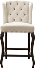 Load image into Gallery viewer, Suri Cream Velvet Stool