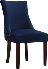 Load image into Gallery viewer, Hannah Navy Velvet Dining Chair