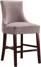 Load image into Gallery viewer, Hannah Pink Velvet Stool