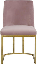 Load image into Gallery viewer, Heidi Pink Velvet Dining Chair