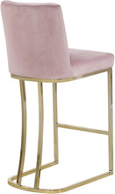 Load image into Gallery viewer, Heidi Pink Velvet Stool