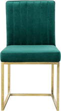 Load image into Gallery viewer, Giselle Green Velvet Dining Chair