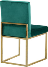 Load image into Gallery viewer, Giselle Green Velvet Dining Chair