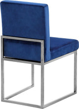 Load image into Gallery viewer, Giselle Navy Velvet Dining Chair