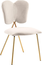 Load image into Gallery viewer, Angel Cream Velvet Dining Chair