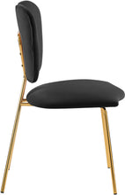 Load image into Gallery viewer, Angel Black Velvet Dining Chair