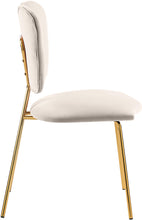 Load image into Gallery viewer, Angel Cream Velvet Dining Chair