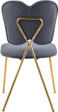 Load image into Gallery viewer, Angel Grey Velvet Dining Chair