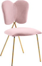 Load image into Gallery viewer, Angel Pink Velvet Dining Chair