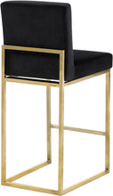 Load image into Gallery viewer, Giselle Black Velvet Stool