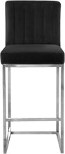 Load image into Gallery viewer, Giselle Black Velvet Stool