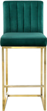 Load image into Gallery viewer, Giselle Green Velvet Stool