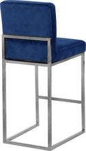 Load image into Gallery viewer, Giselle Navy Velvet Stool