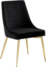 Load image into Gallery viewer, Karina Black Velvet Dining Chair