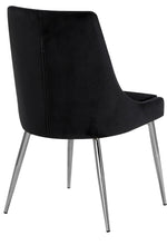 Load image into Gallery viewer, Karina Black Velvet Dining Chair