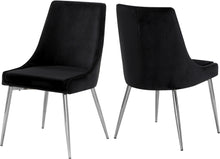 Load image into Gallery viewer, Karina Black Velvet Dining Chair