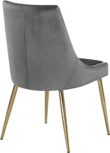 Load image into Gallery viewer, Karina Grey Velvet Dining Chair