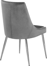 Load image into Gallery viewer, Karina Grey Velvet Dining Chair
