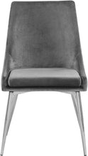 Load image into Gallery viewer, Karina Grey Velvet Dining Chair