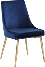 Load image into Gallery viewer, Karina Navy Velvet Dining Chair