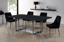 Load image into Gallery viewer, Karina Black Velvet Dining Chair