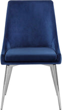 Load image into Gallery viewer, Karina Navy Velvet Dining Chair