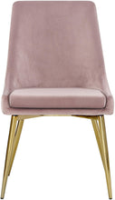 Load image into Gallery viewer, Karina Pink Velvet Dining Chair