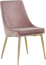 Load image into Gallery viewer, Karina Pink Velvet Dining Chair