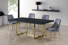 Load image into Gallery viewer, Karina Grey Velvet Dining Chair