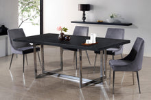 Load image into Gallery viewer, Karina Grey Velvet Dining Chair