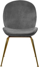 Load image into Gallery viewer, Paris Grey Velvet Dining Chair