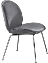 Load image into Gallery viewer, Paris Grey Velvet Dining Chair