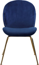 Load image into Gallery viewer, Paris Navy Velvet Dining Chair