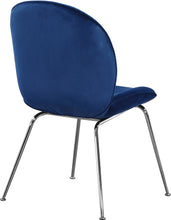 Load image into Gallery viewer, Paris Navy Velvet Dining Chair