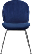 Load image into Gallery viewer, Paris Navy Velvet Dining Chair