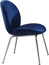 Load image into Gallery viewer, Paris Navy Velvet Dining Chair